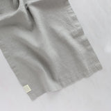 Linen Table Runner in Light Grey 16x59
