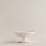 White Japanese Porcelain Compote Dish