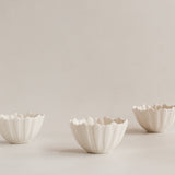 White Dandelion Porcelain Snack Bowl - Faire Living