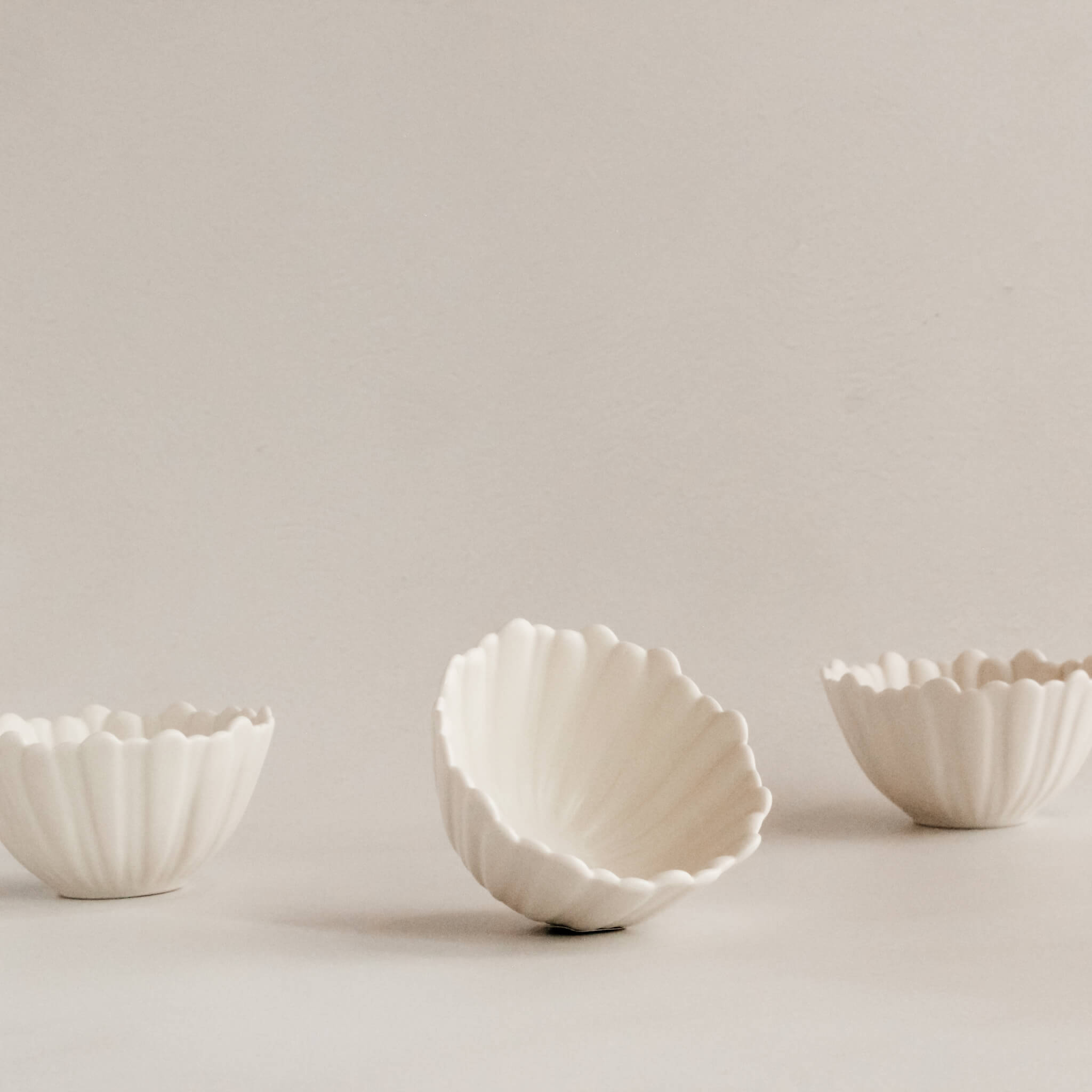 White Dandelion Porcelain Snack Bowl - Faire Living