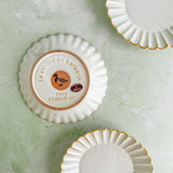 Fluted Japanese Porcelain Side Plate - Faire Living