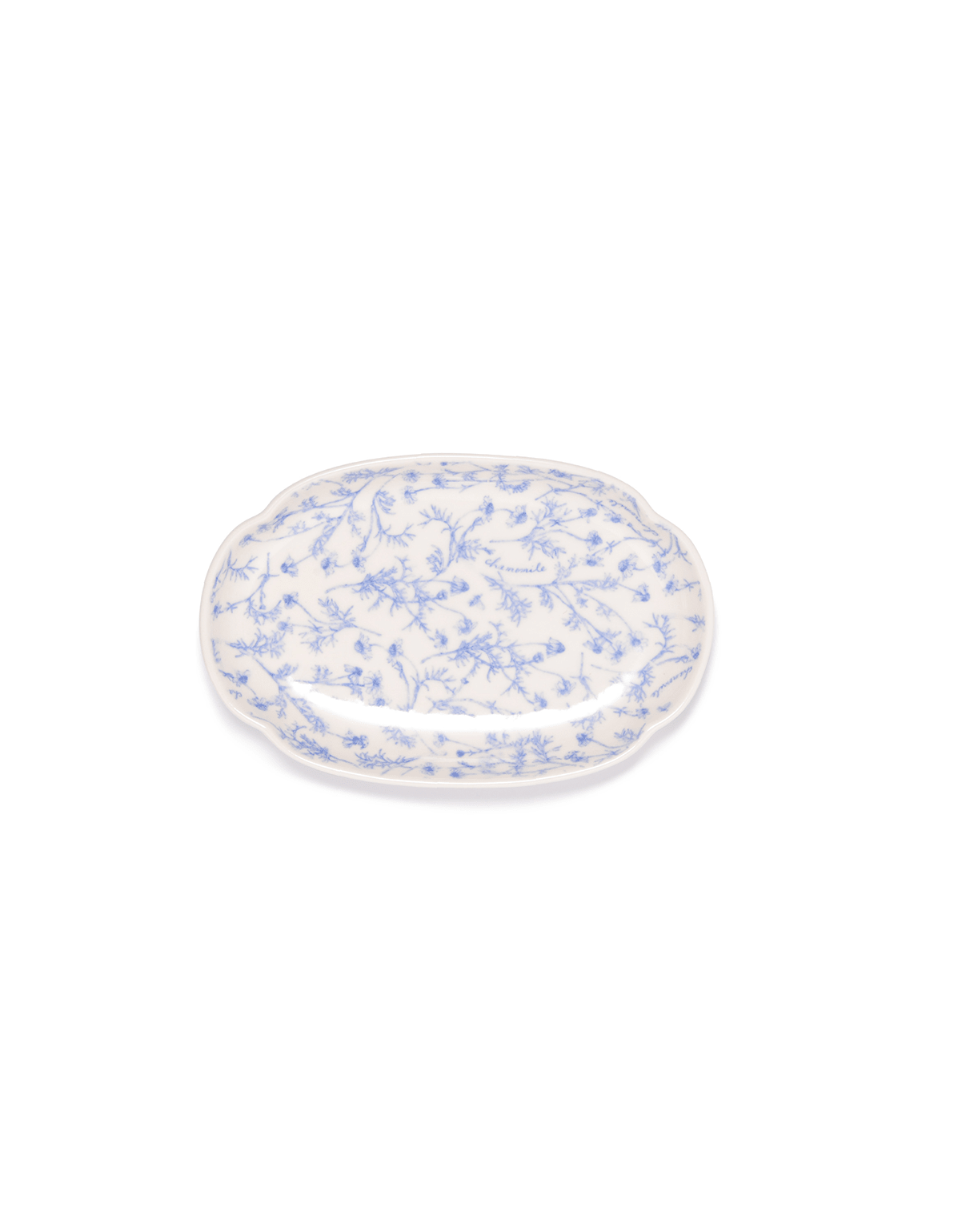 Chamomile Porcelain Oval Plate - Faire Living