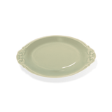 Acanthus Oval Baking Dish Sage Green - Faire Living