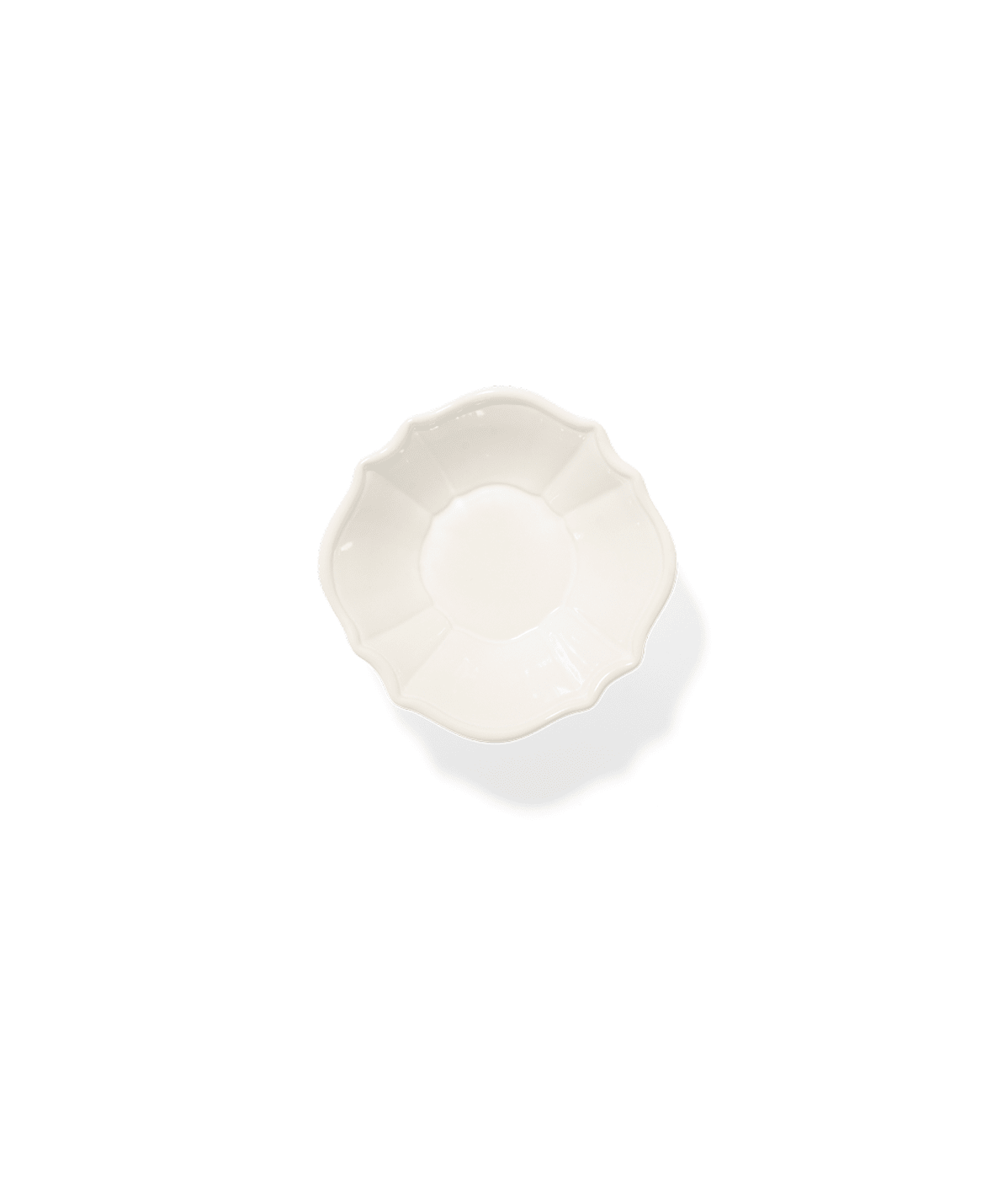 White Fluted Petite Compote Bowl - Faire Living