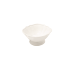 White Fluted Petite Compote Bowl - Faire Living