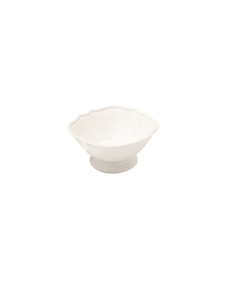 White Fluted Petite Compote Bowl