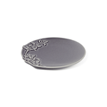 Navy Mint Leaf Plate - Faire Living