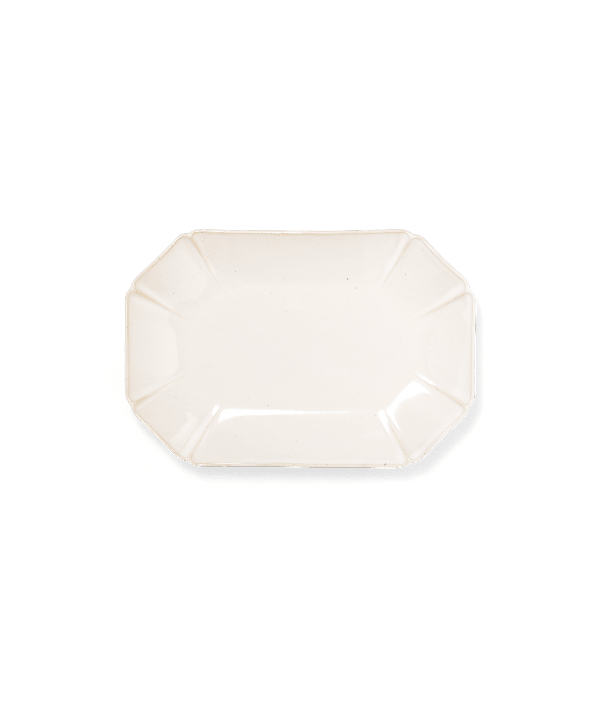 Hitohana White Ceramic Appetizer Plate - Faire Living
