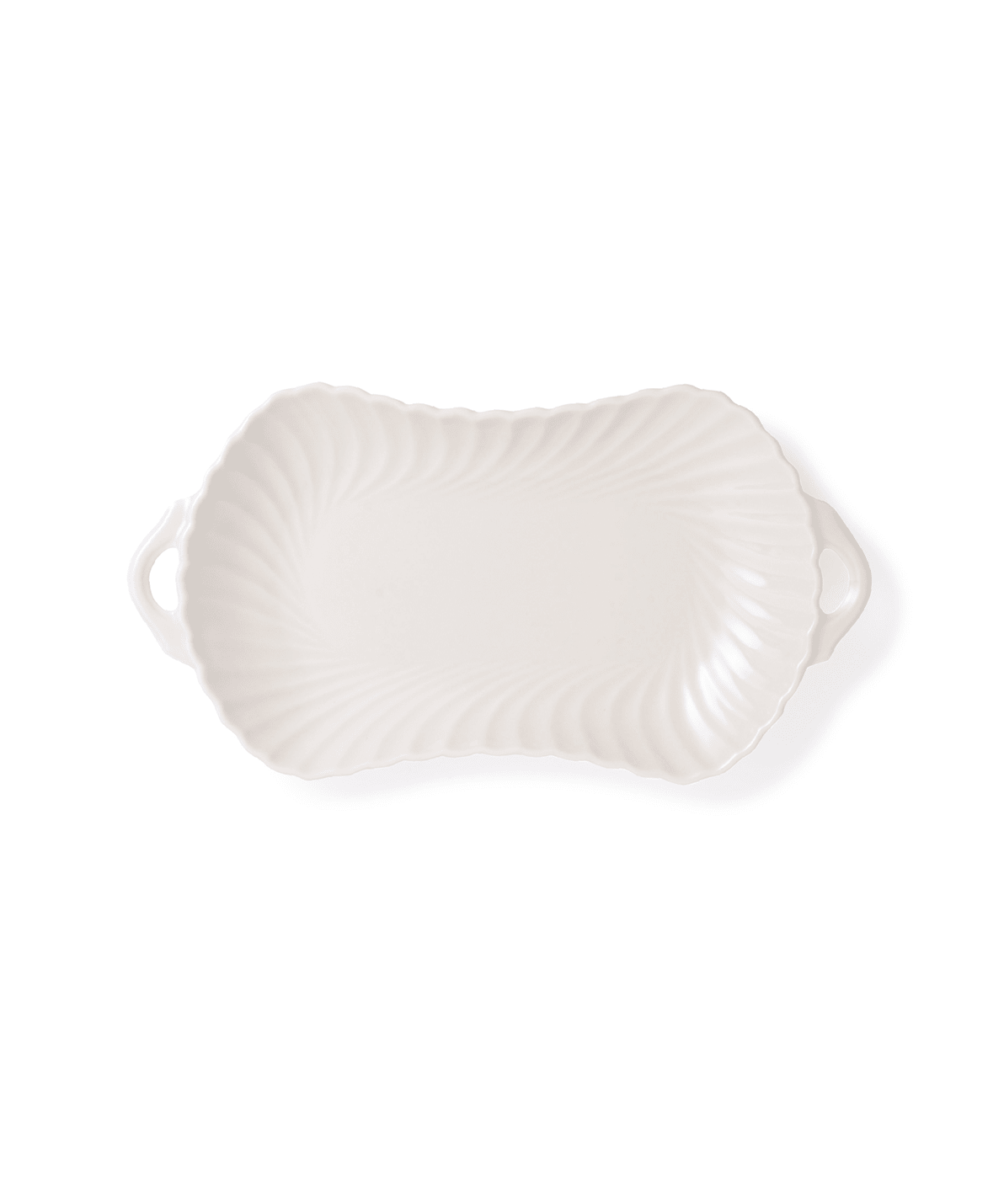 Twinkle White Japanese Porcelain Serving Plate - Faire Living