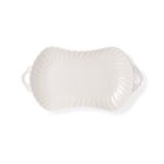 Twinkle White Japanese Porcelain Serving Plate - Faire Living