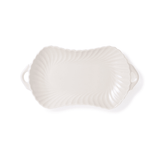 Twinkle White Japanese Porcelain Serving Plate - Faire Living