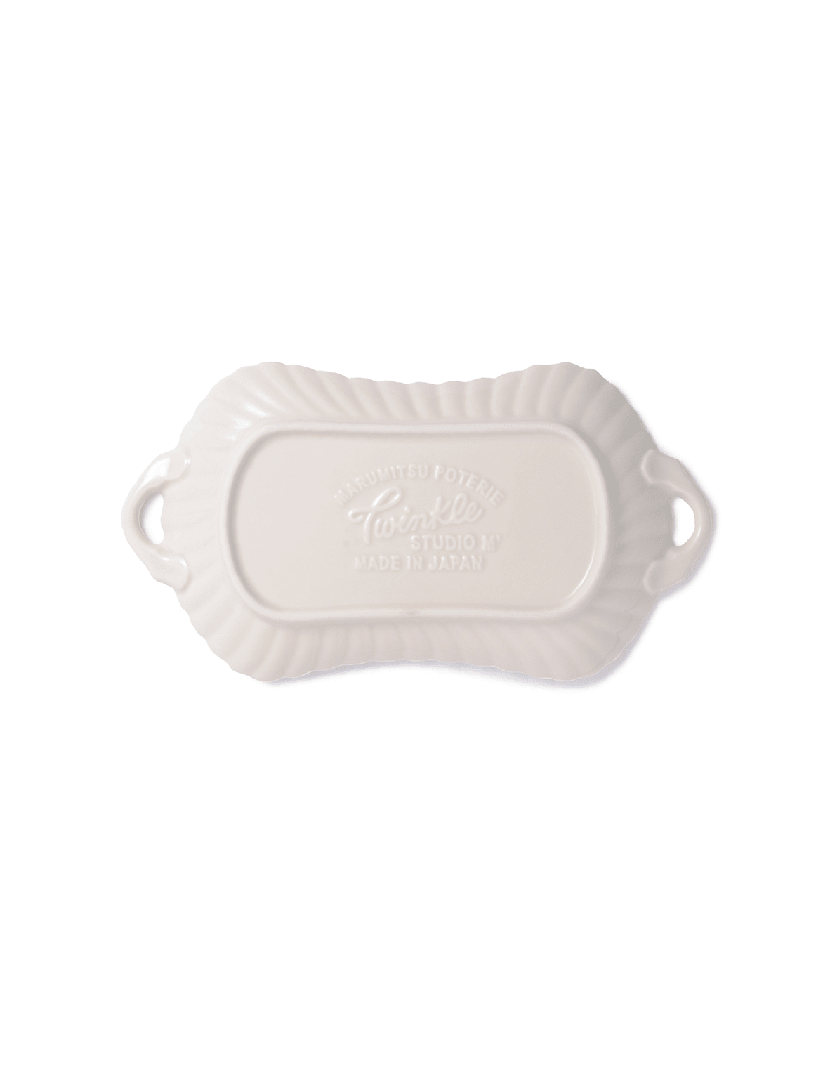 Twinkle White Japanese Porcelain Serving Plate - Faire Living