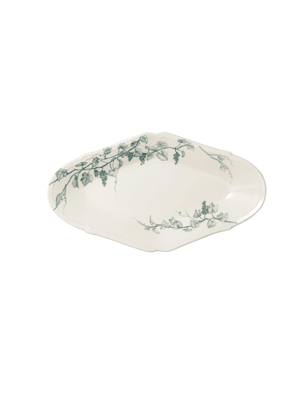 Navy Japanese Grapevine Serving Platter - Faire Living