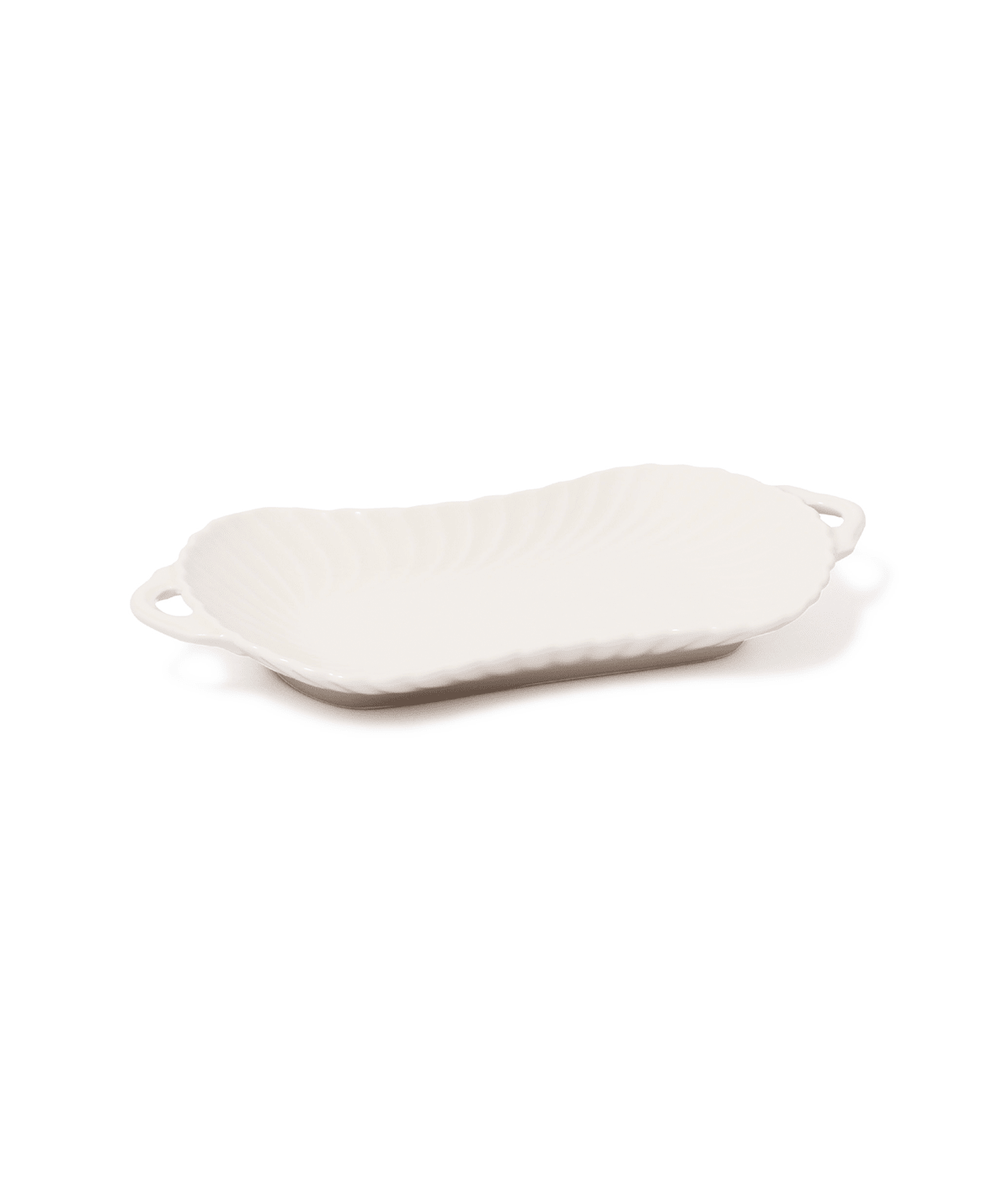 Twinkle White Japanese Porcelain Serving Plate - Faire Living