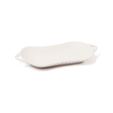 Twinkle White Japanese Porcelain Serving Plate - Faire Living