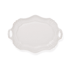 White Japanese Handled Porcelain Serving Platter - Faire Living