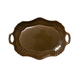Brown Japanese Handled Porcelain Serving Platter - Faire Living