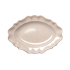 Manoir Grey Scalloped Japanese Stoneware Platter - Faire Living