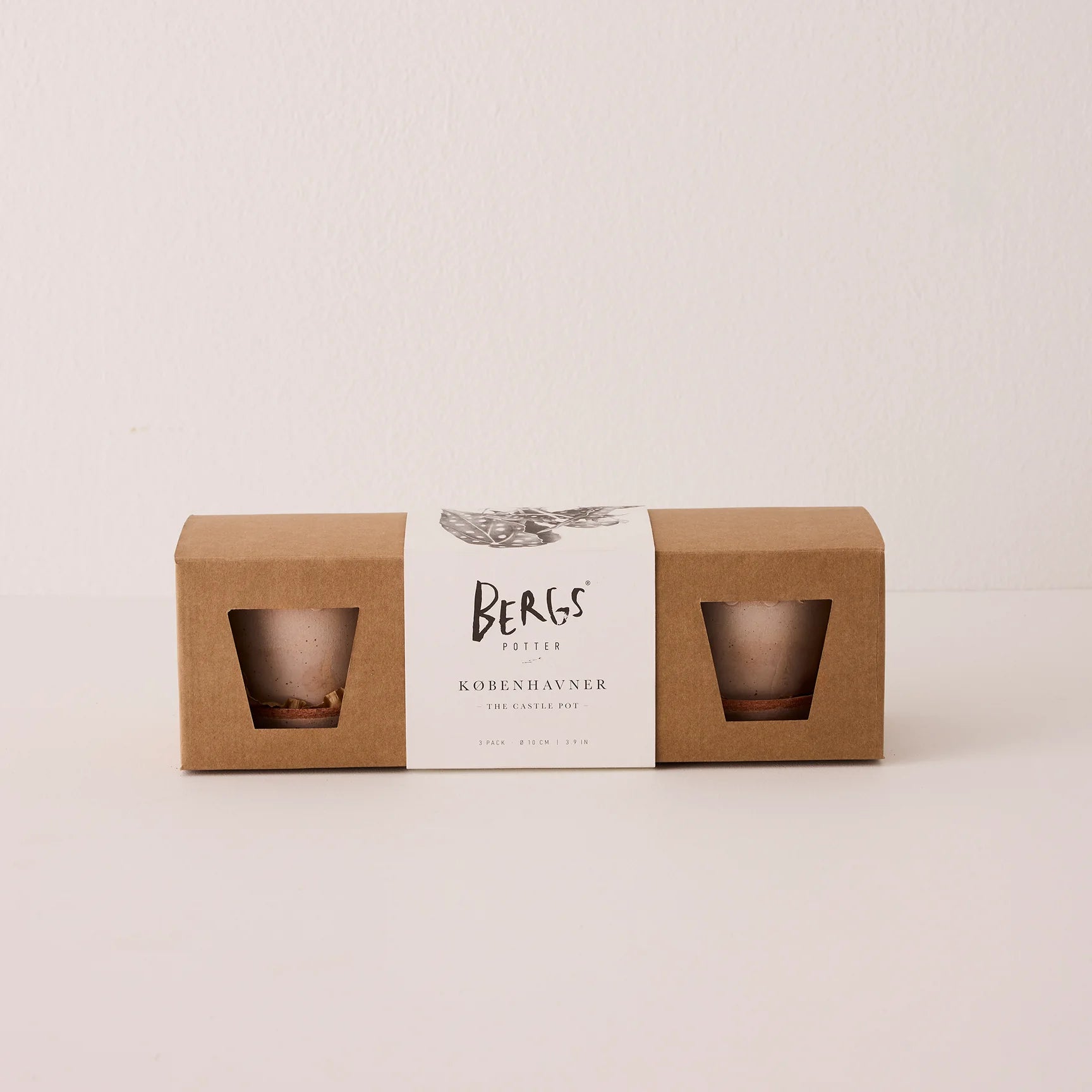 Bergs Potter Københavner Rosa Pot Trio - Faire Living