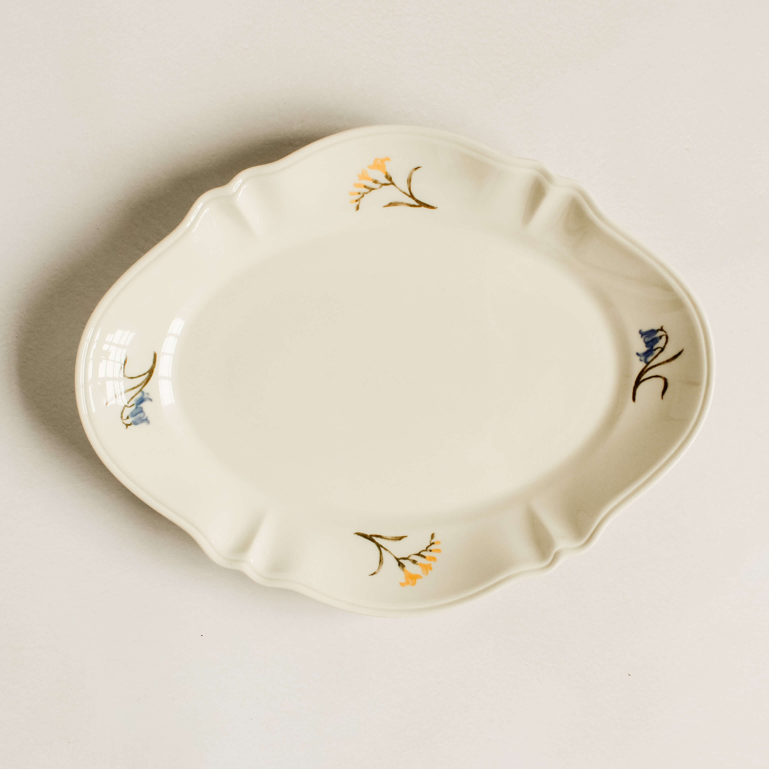 Mignardises Hand Painted Porcelain Serving Dish - Faire Living