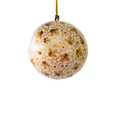 Golden Vine Paper Mâché Ornament