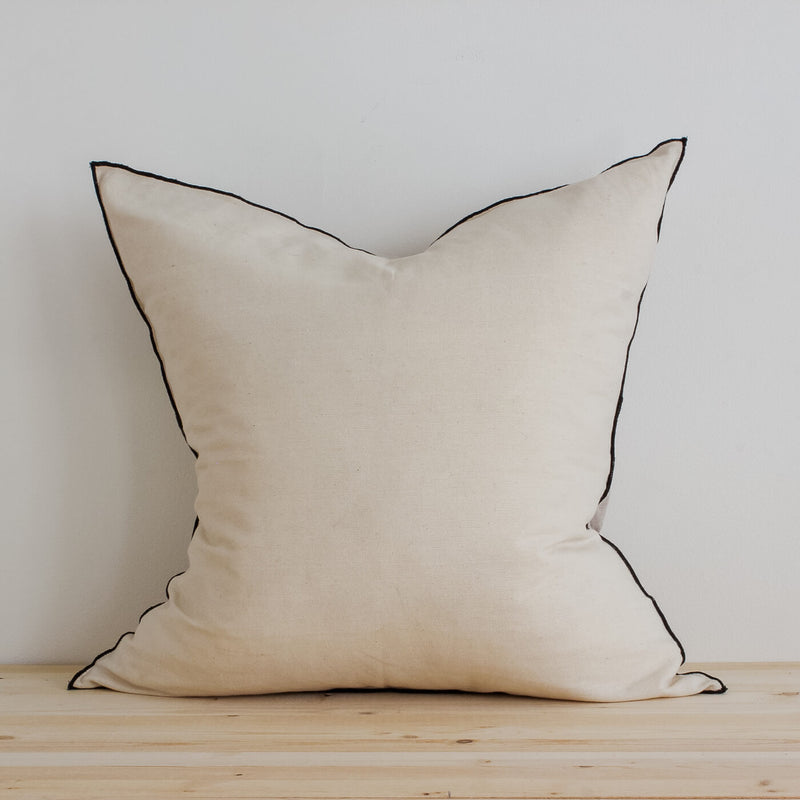 Neutral Ombre Handwoven Cotton Cushion