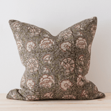 20x20 Nisa Linen Blockprint Pillow Cover