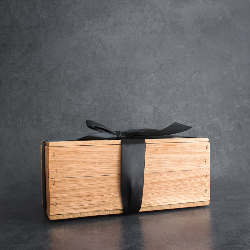 Canadian Oak Tumbler Gift Crate