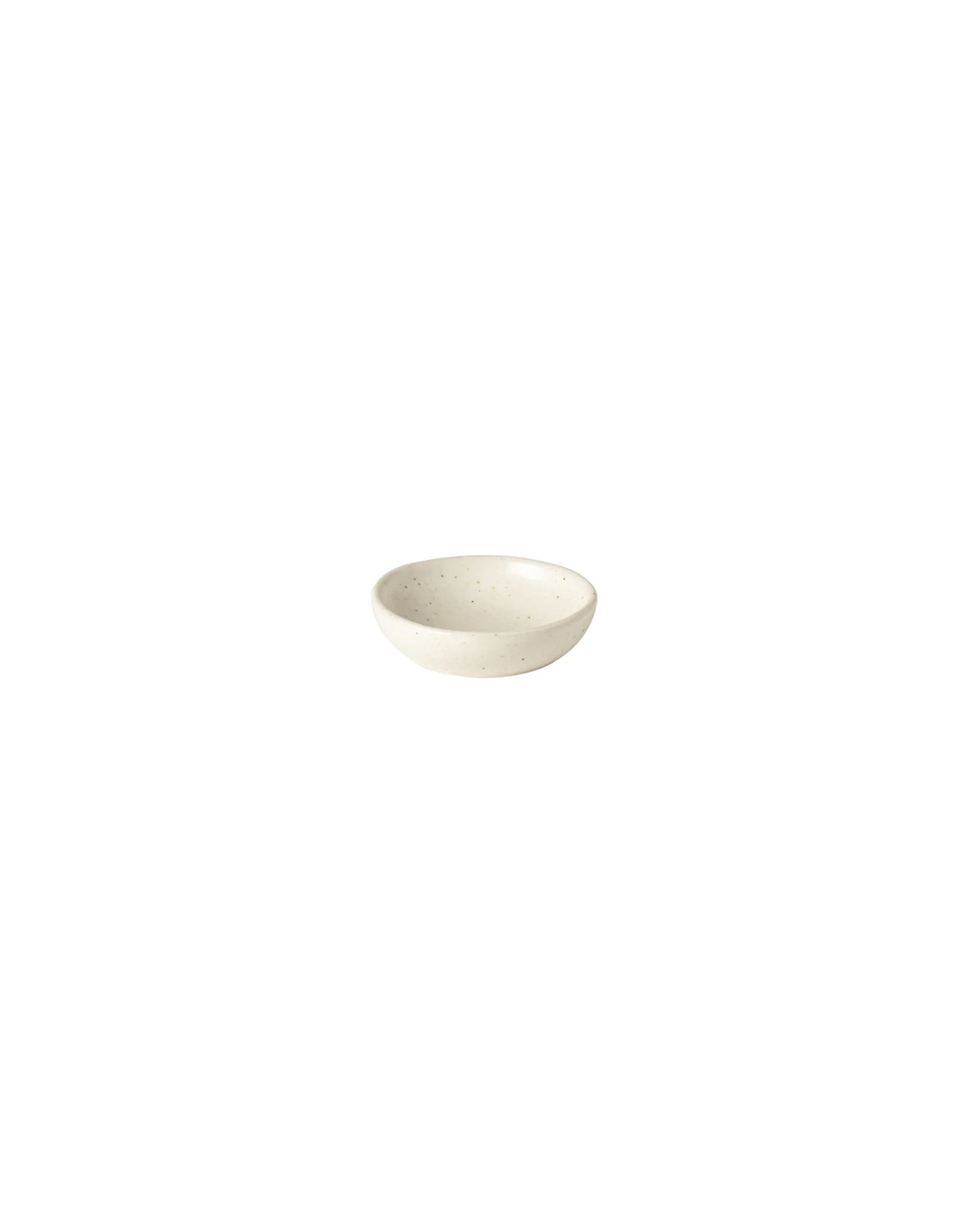 Small vanilla speckled stoneware ramekin for butter or dips