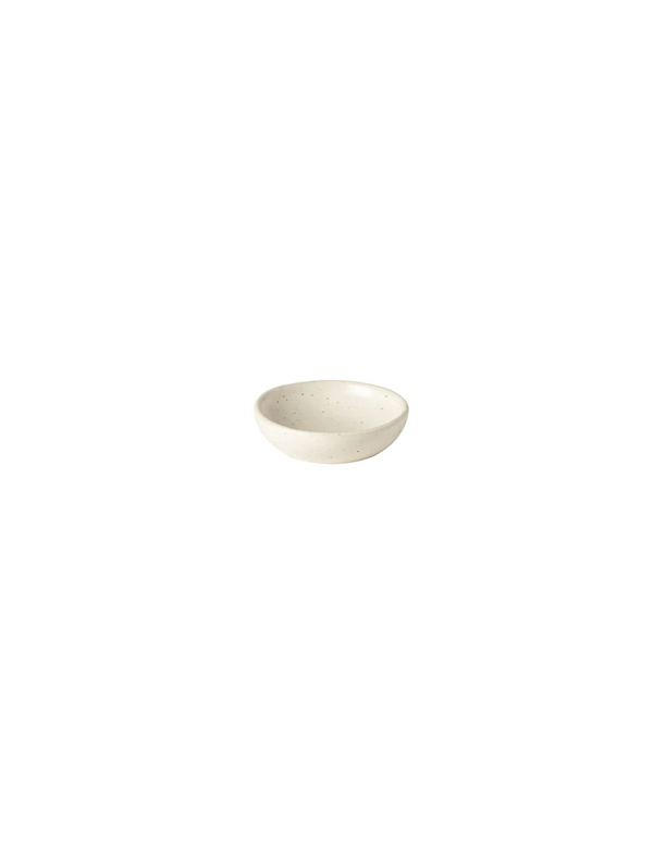 Small vanilla speckled stoneware ramekin for butter or dips