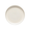 Vanilla speckled stoneware dinner plate with minimalist design