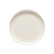 Vanilla speckled stoneware dinner plate with minimalist design