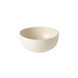Vanilla speckled stoneware soup bowl with minimalist shape