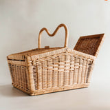 Somerset Hand Woven Wicker Picnic Basket