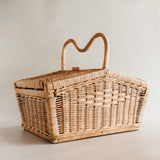 Somerset Hand Woven Wicker Picnic Basket