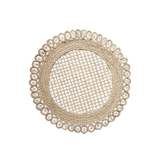 Lacey Handwoven Braided Placemat - Faire Living