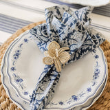 Filete Blue Floral Pasta Plate