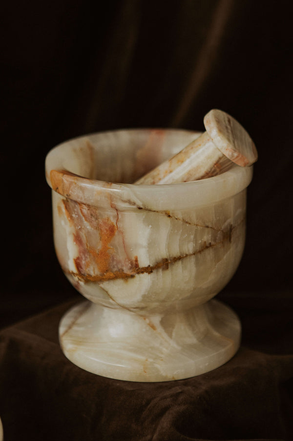 Green Onyx Mortar & Pestle