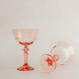 The Rialto Rose Turkish Glass Champagne Coupes