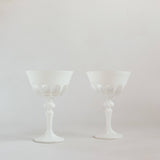 Chalk Coupe Glass
