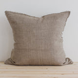 24x24 Belgian Linen Pillow in Sand