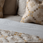 St Davids Cross Welsh Wool Throw in Shore - Faire Living