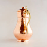 Copper Lidded Jug