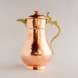 Copper Lidded Jug