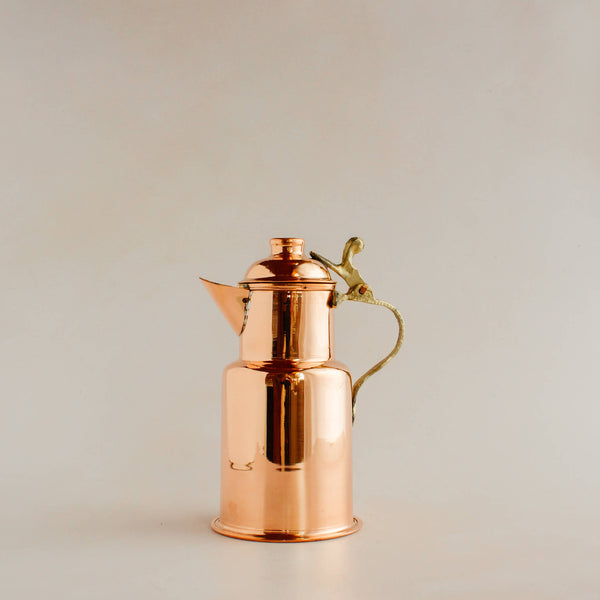 Turkish Copper Coffee Pot 35.5 oz