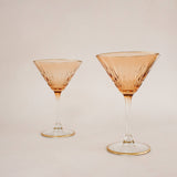 Amber Turkish Glass Martini Set