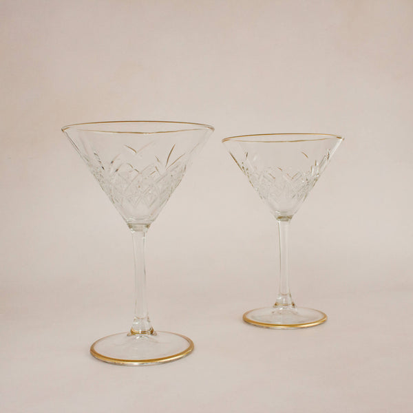 Clear Turkish Glass Martini Set