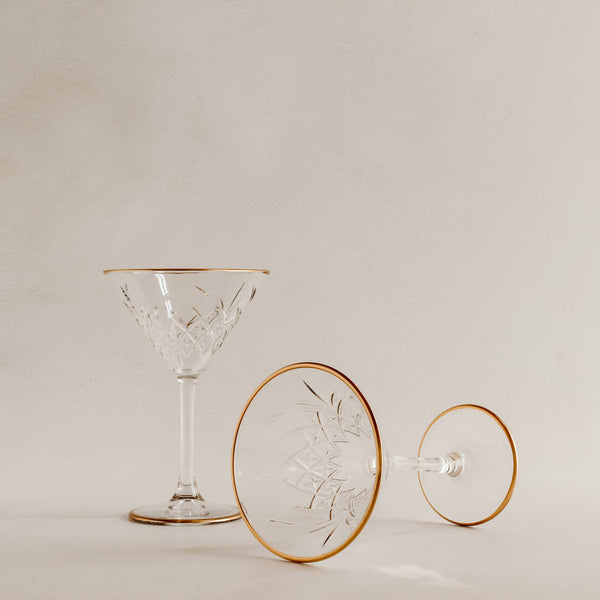 Clear Turkish Glass Martini Set