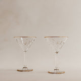 Clear Turkish Glass Martini Set