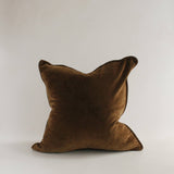 Classic Velvet Cushion Cover Walnut